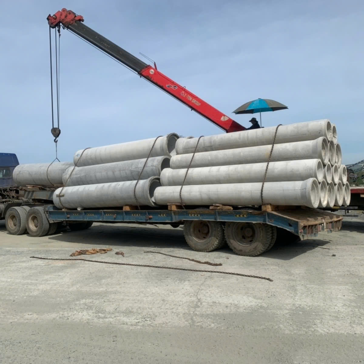 Dự án cung cấp ống cống ly tâm D1000 cho khu công nghiệp Tân Phú Trung
